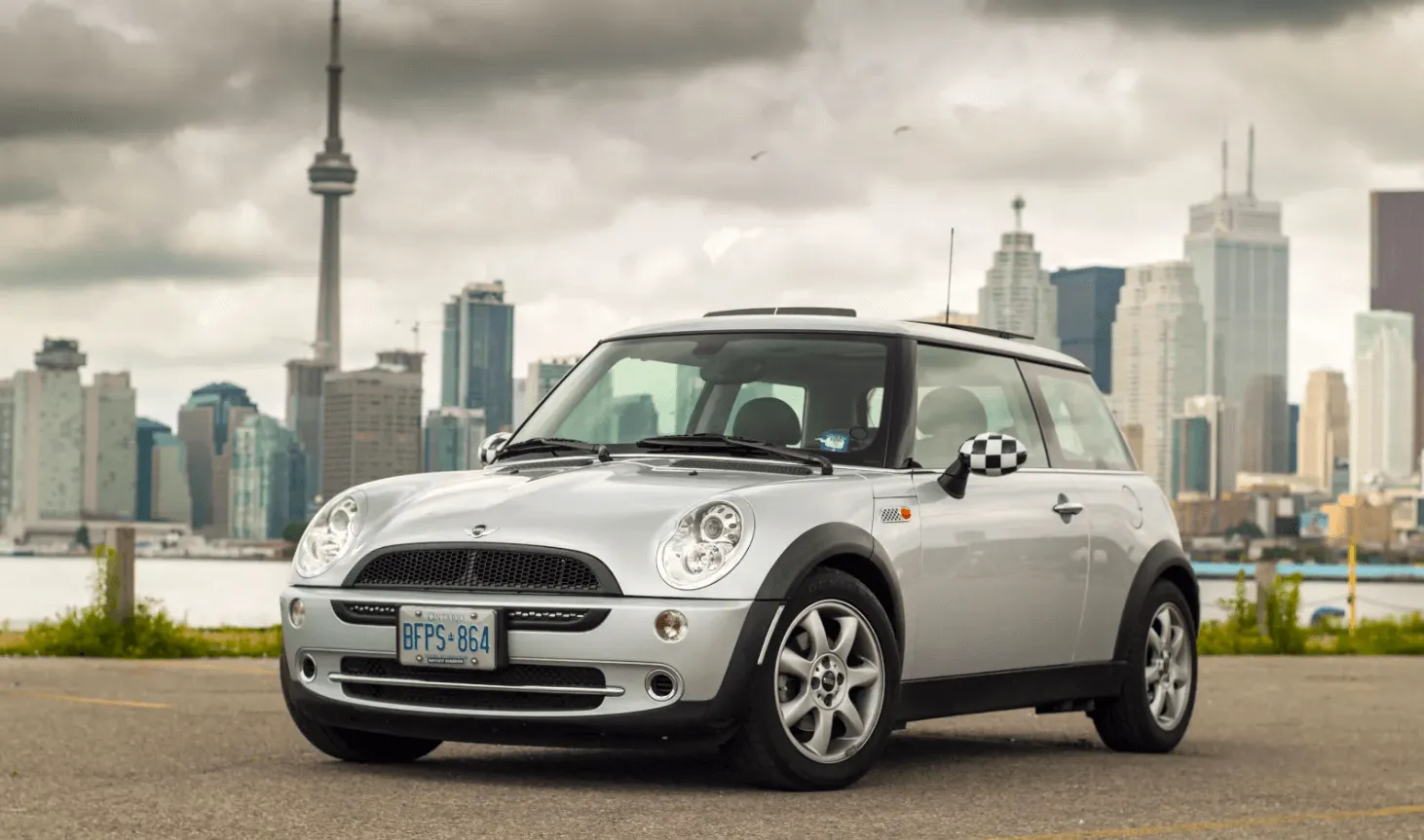 Silver Mini Cooper BMW in Toronto